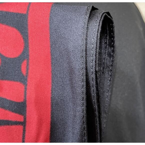 Talbots 100% Silk Scarf Red Navy Floral 12” X 60” Oblong Rectangle Versatile EUC - Picture 7 of 8